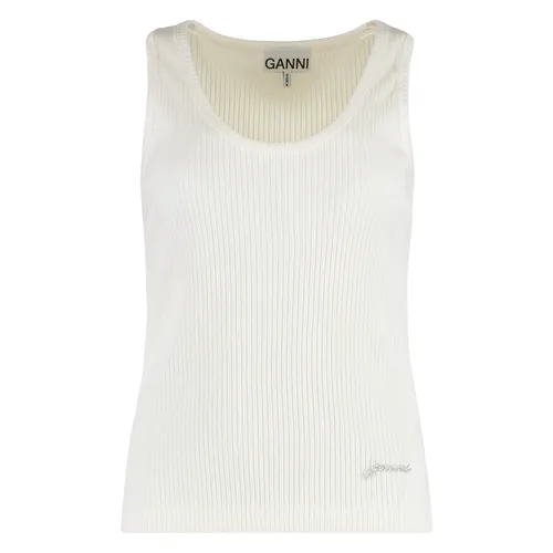 Tops > Sleeveless Tops - - Ganni - Modalova