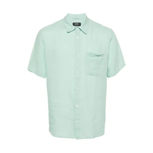 Shirts > Short Sleeve Shirts - - A.p.c. - Modalova