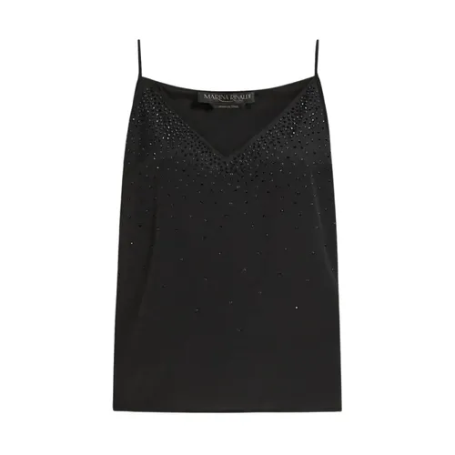 Tops > Sleeveless Tops - - Marina Rinaldi - Modalova