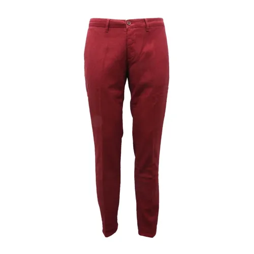 Cruna - Trousers > Chinos - Red - Cruna - Modalova