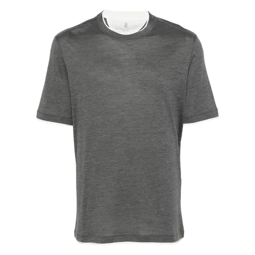 Tops > T-Shirts - - Brunello Cucinelli - Modalova