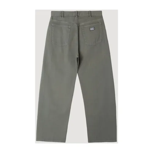 Obey - Jeans > Wide Jeans - Green - Obey - Modalova