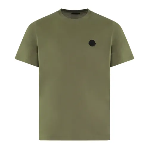 Moncler - Tops > T-Shirts - Green - Moncler - Modalova