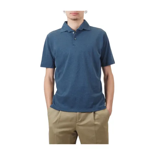 Barba - Tops > Polo Shirts - Blue - Barba - Modalova