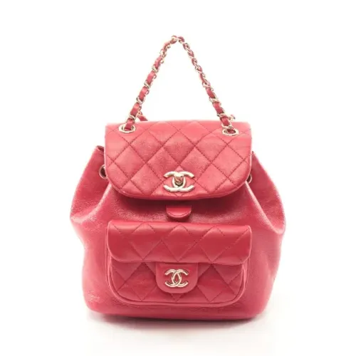 Pre-owned > Pre-owned Bags > Pre-owned Backpacks - - Chanel Vintage - Modalova