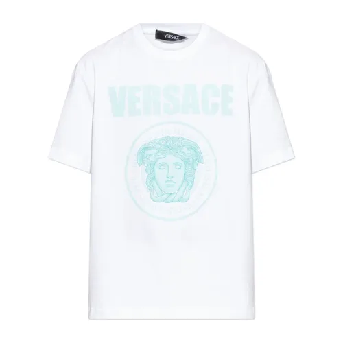 Versace - Tops > T-Shirts - White - Versace - Modalova