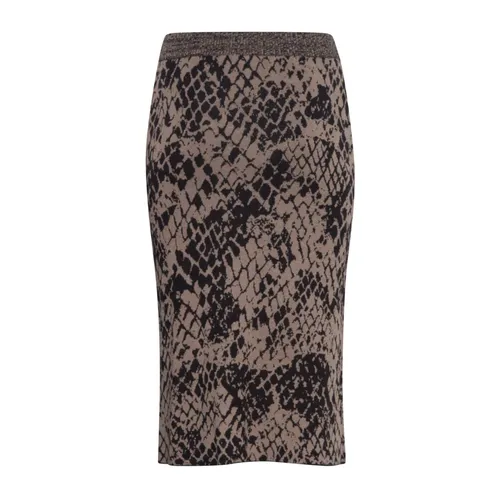 Skirts > Midi Skirts - - Ichi - Modalova
