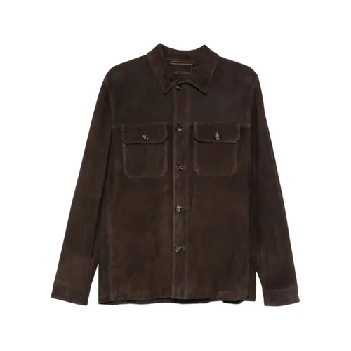 Jackets > Leather Jackets - - Moorer - Modalova