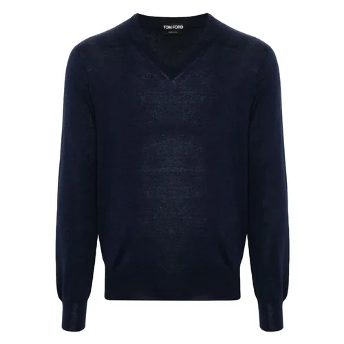 Knitwear > V-neck Knitwear - - Tom Ford - Modalova