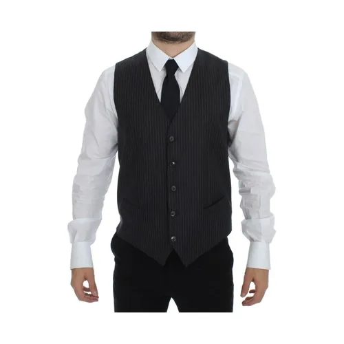 Suits > Suit Vests - - Dolce & Gabbana - Modalova