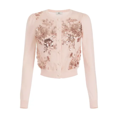 Knitwear > Cardigans - - Elisabetta Franchi - Modalova