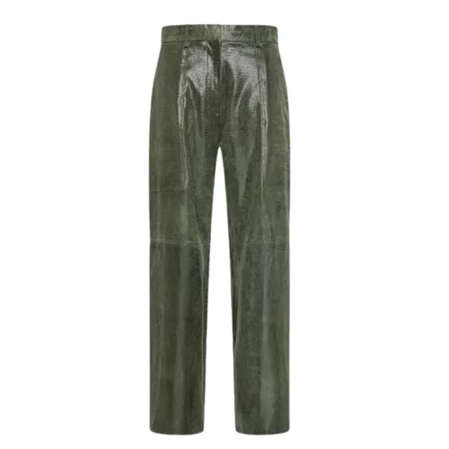 Trousers > Leather Trousers - - Forte Forte - Modalova