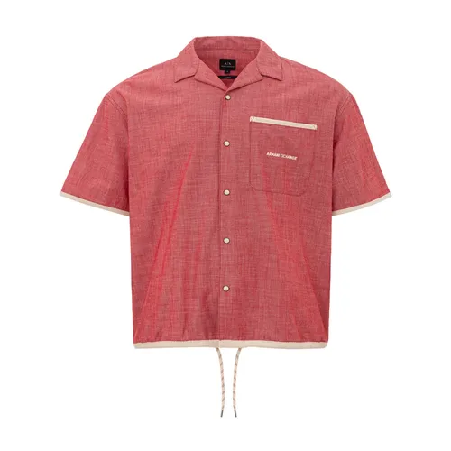 Shirts > Short Sleeve Shirts - - Armani Exchange - Modalova