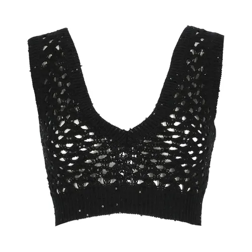 Tops > Sleeveless Tops - - Brunello Cucinelli - Modalova
