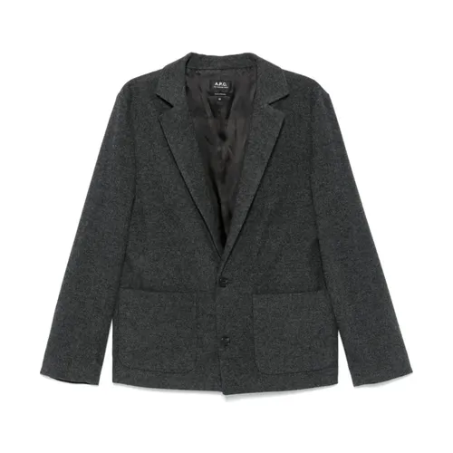 A.p.c. - Jackets > Blazers - Gray - A.p.c. - Modalova