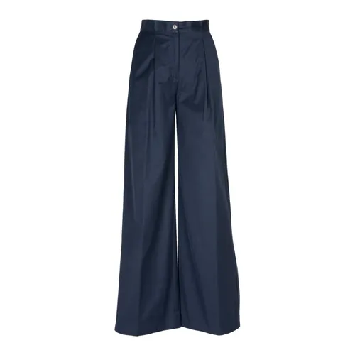 Trousers > Wide Trousers - - Sandro Ferrone - Modalova