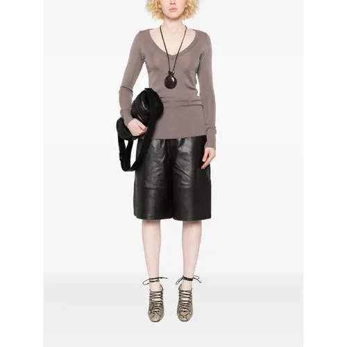 Knitwear > V-neck Knitwear - - Lemaire - Modalova