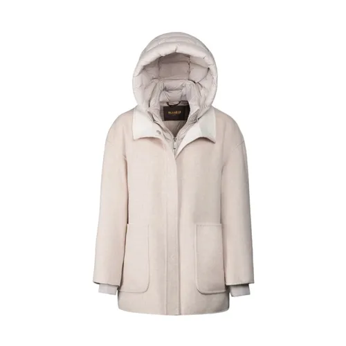 Moorer - Coats > Parkas - Beige - Moorer - Modalova