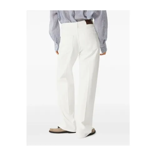 Trousers > Straight Trousers - - Brunello Cucinelli - Modalova