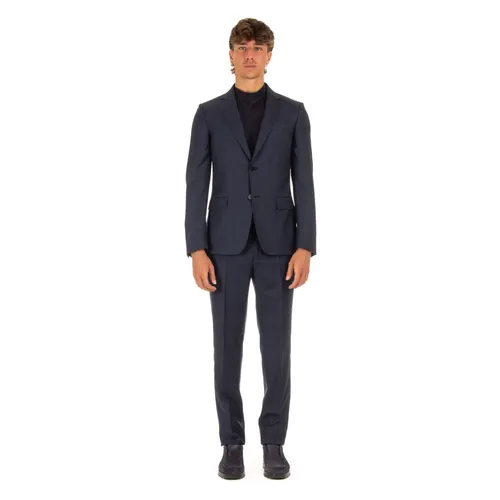 Suits > Suit Sets > Single Breasted Suits - - Zegna - Modalova