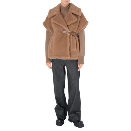 Jackets > Faux Fur & Shearling Jackets - - Max Mara - Modalova