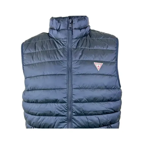 Guess - Jackets > Vests - Blue - Guess - Modalova