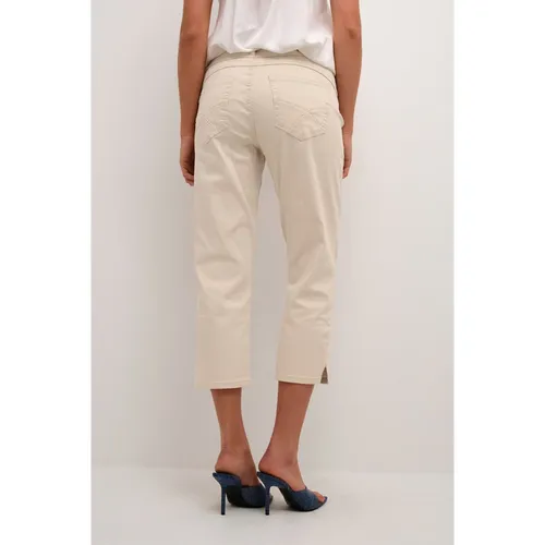 Trousers > Cropped Trousers - - Cream - Modalova