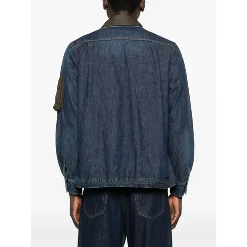 Jackets > Denim Jackets - - Sacai - Modalova