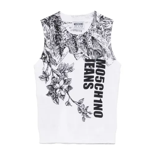 Tops > Sleeveless Tops - - Moschino - Modalova