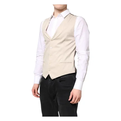 Suits > Suit Vests - - Dolce & Gabbana - Modalova