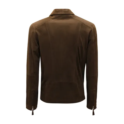 Jackets > Leather Jackets - - Officina36 - Modalova