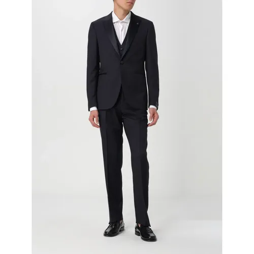 Suits > Suit Sets > Single Breasted Suits - - Tagliatore - Modalova