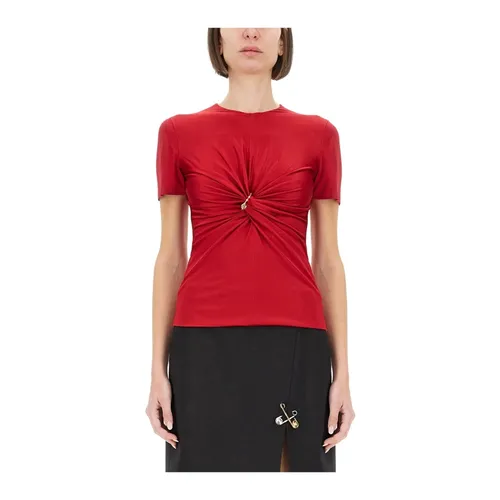 Versace - Tops > T-Shirts - Red - Versace - Modalova