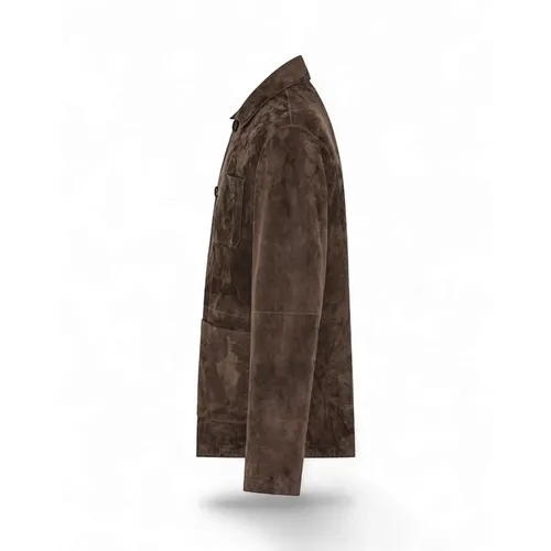 Jackets > Leather Jackets - - Duno - Modalova