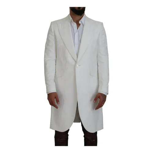 Coats > Single-Breasted Coats - - Dolce & Gabbana - Modalova