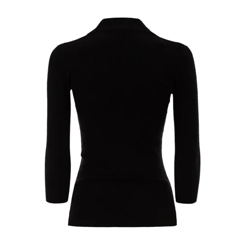 Knitwear > V-neck Knitwear - - Elisabetta Franchi - Modalova