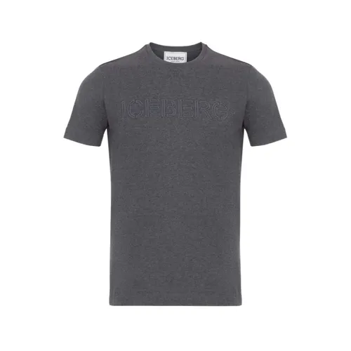 Iceberg - Tops > T-Shirts - Gray - Iceberg - Modalova