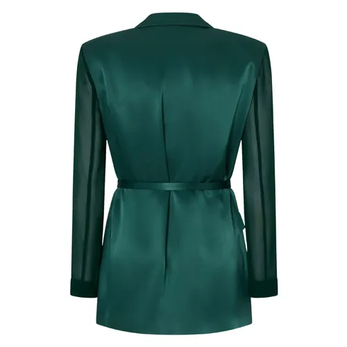 Pinko - Jackets > Blazers - Green - Pinko - Modalova