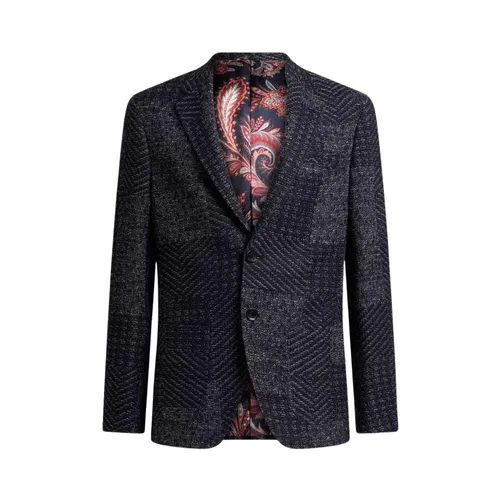 Suits > Formal Blazers - - Etro - Modalova