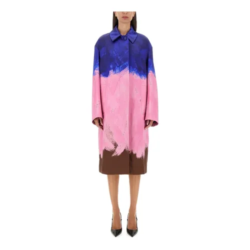 Coats > Single-Breasted Coats - - Dries Van Noten - Modalova