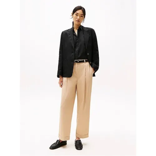 Trousers > Straight Trousers - - Tommy Hilfiger - Modalova