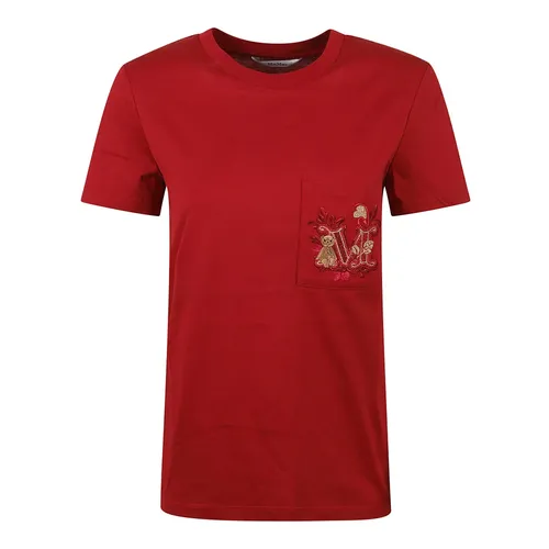 Max Mara - Tops > T-Shirts - Red - Max Mara - Modalova