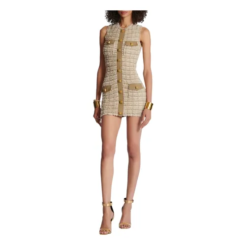 Dresses > Day Dresses > Short Dresses - - Balmain - Modalova