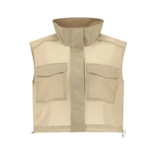 Pinko - Jackets > Vests - Beige - Pinko - Modalova