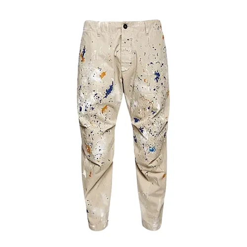 Trousers > Straight Trousers - - Dsquared2 - Modalova