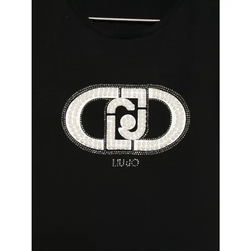 Liu Jo - Tops > T-Shirts - Black - Liu Jo - Modalova