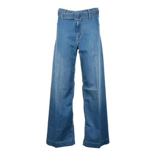 Guess - Jeans > Wide Jeans - Blue - Guess - Modalova