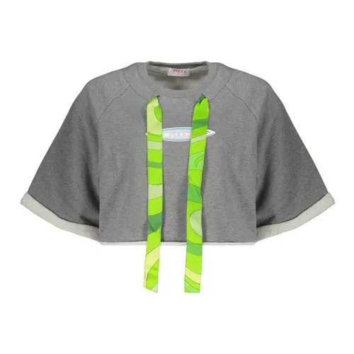 Pucci - Tops > T-Shirts - Gray - Pucci - Modalova