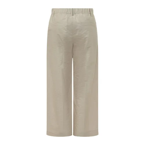 Trousers > Wide Trousers - - Brunello Cucinelli - Modalova