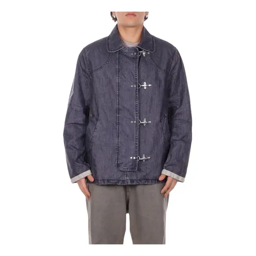 Jackets > Denim Jackets - - Fay - Modalova